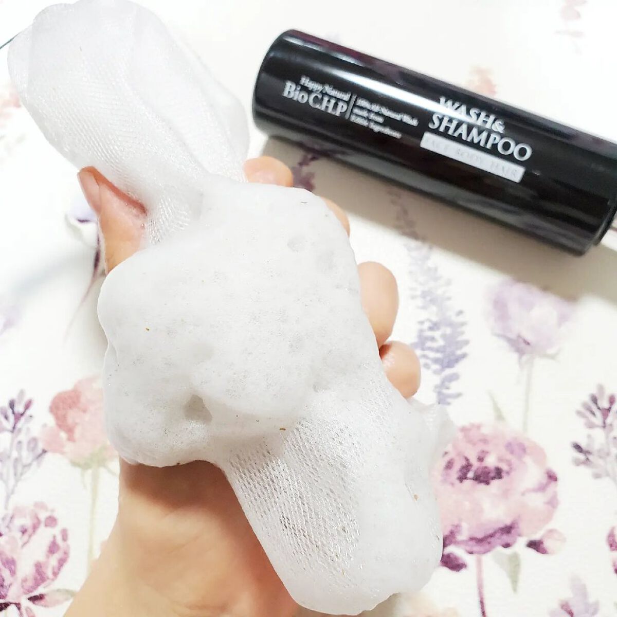 Bio C.H.P ウォッシュ&シャンプー/ハッピーナチュラル/洗顔石鹸を使ったクチコミ（3枚目）
