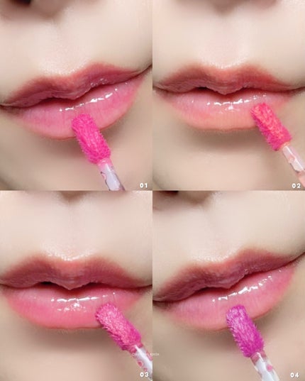 ゆんちゃん🍑 on LIPS 「cologramタンフルグラスティントミルク全8色カラーグラム..」(4枚目)