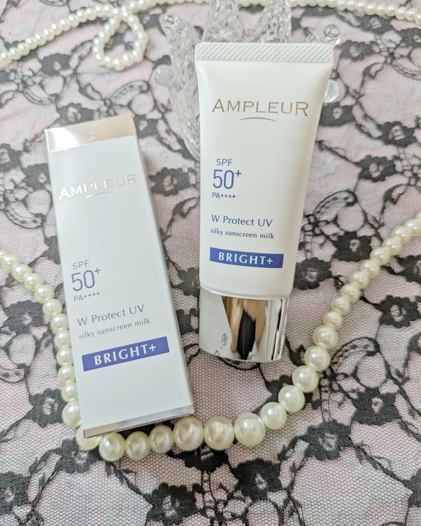 アンプルール WプロテクトUV ブライト＋/アンプルール/日焼け止めミルクを使ったクチコミ（1枚目）