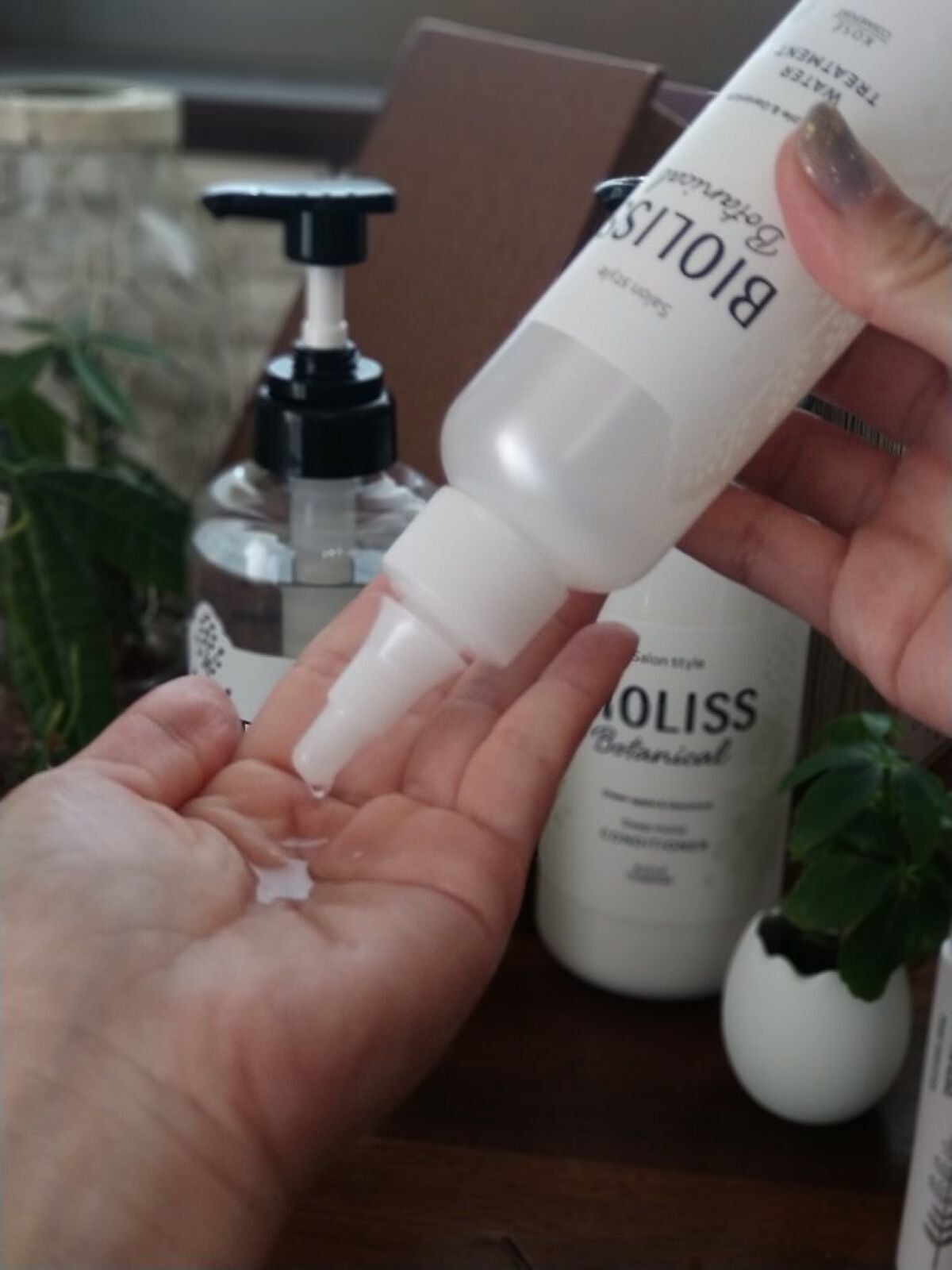 SSビオリス ボタニカル シャンプー/ヘアコンディショナー(ディープモイスト)/SSビオリス/市販シャンプーを使ったクチコミ(4枚目)