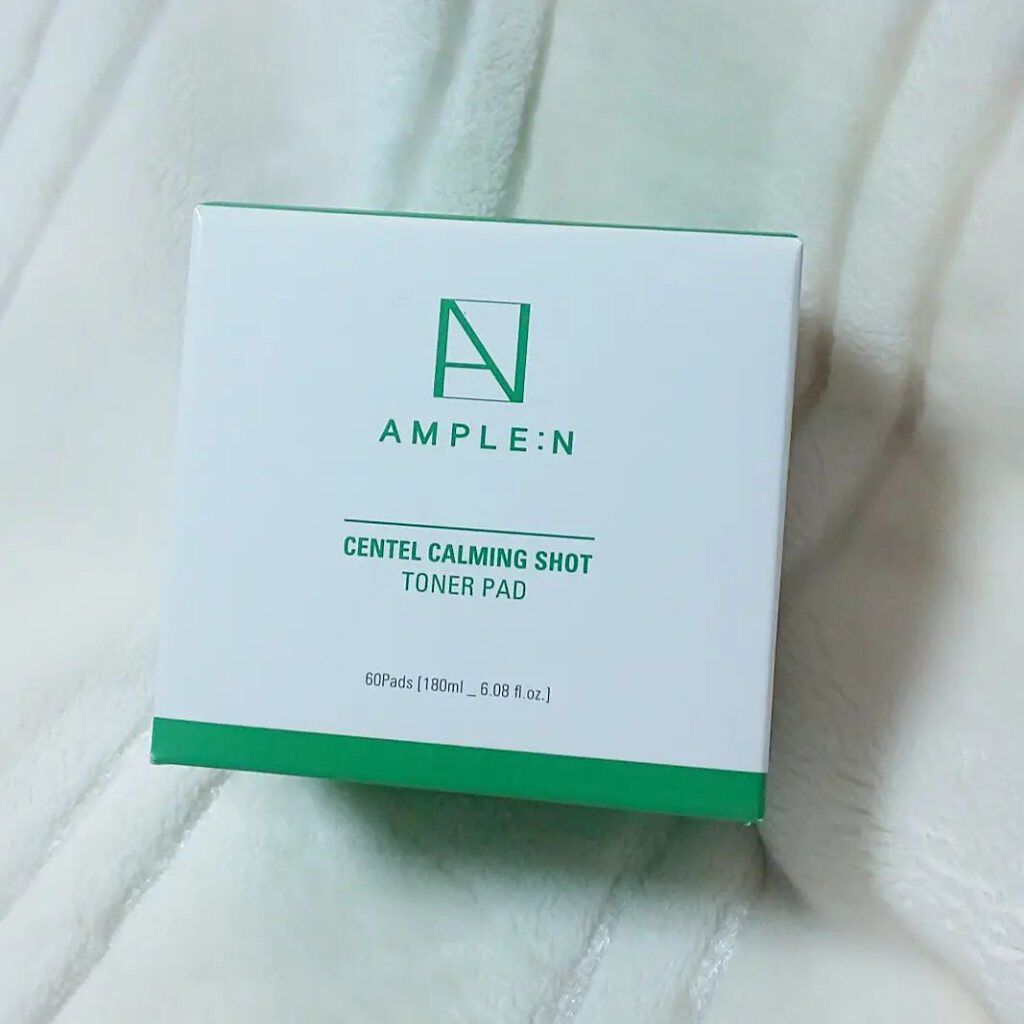 センテルカーミングショットトナーパッド/AMPLE:N/トナーパッドを使ったクチコミ（1枚目）