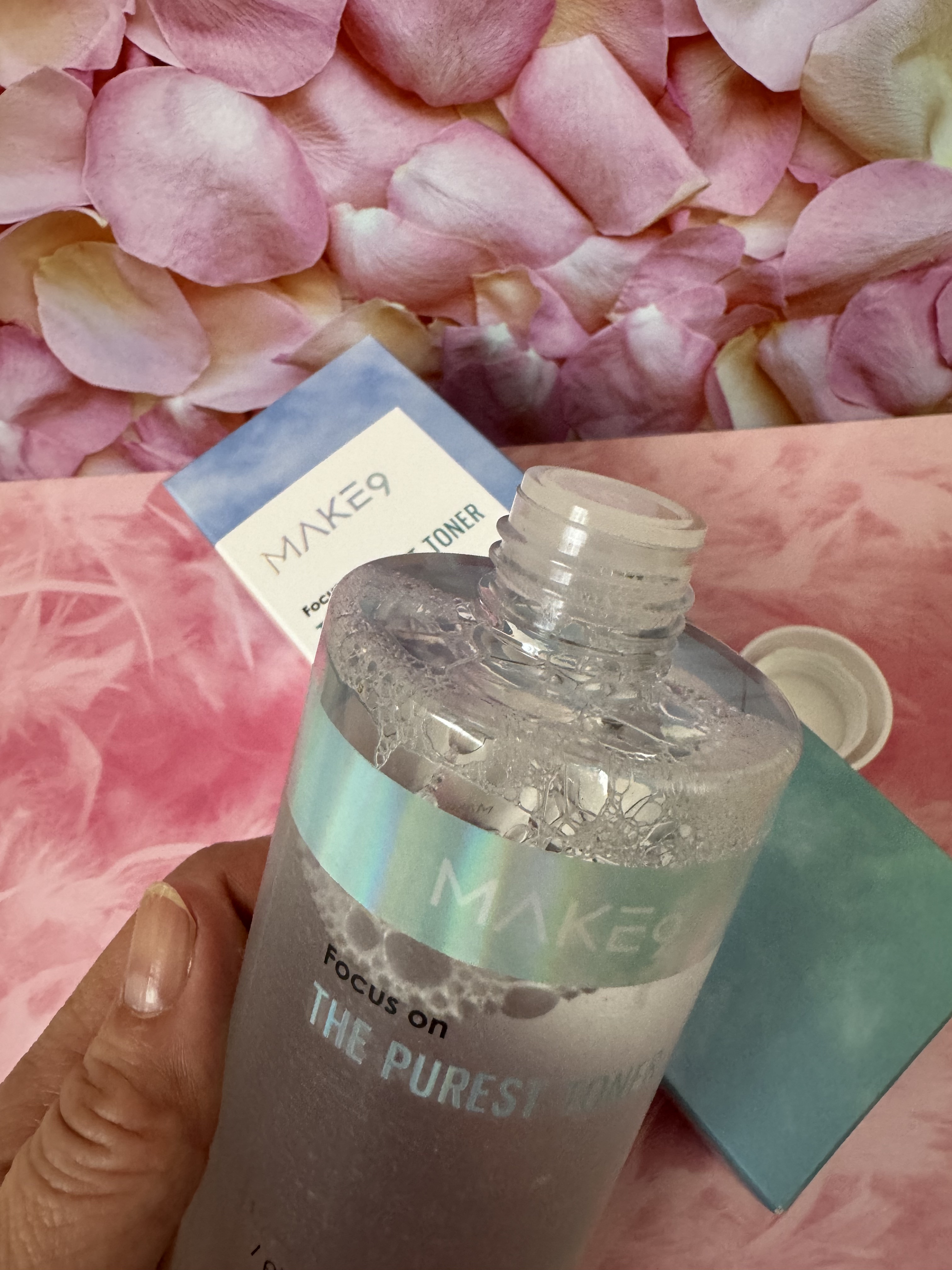 ザ・ピュアレストトナー/MAKE9/化粧水を使ったクチコミ（2枚目）