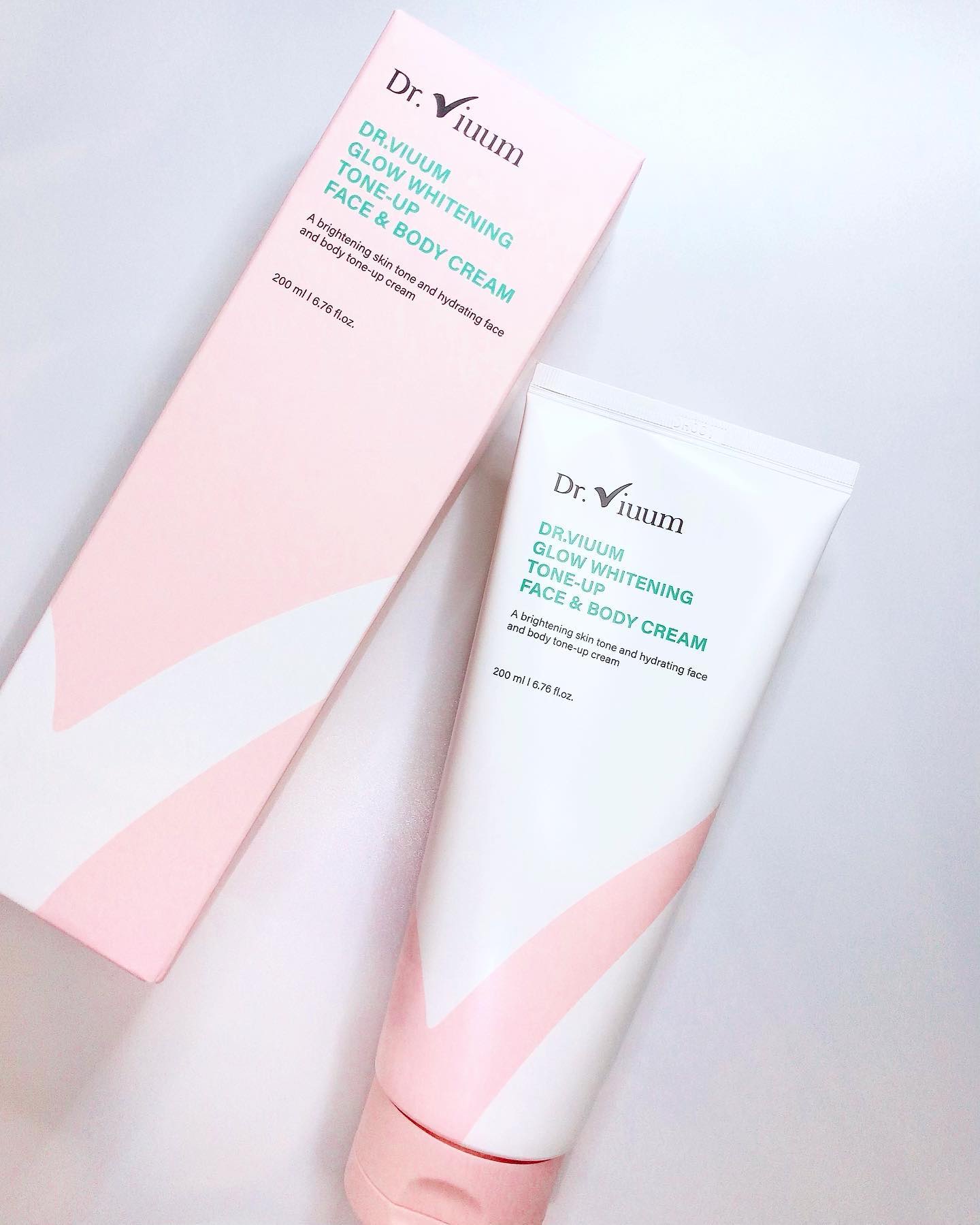 GLOW WHITENING TONE-UP FACE & BODY CREAM/Dr.Viuum/フェイスクリームを使ったクチコミ（1枚目）