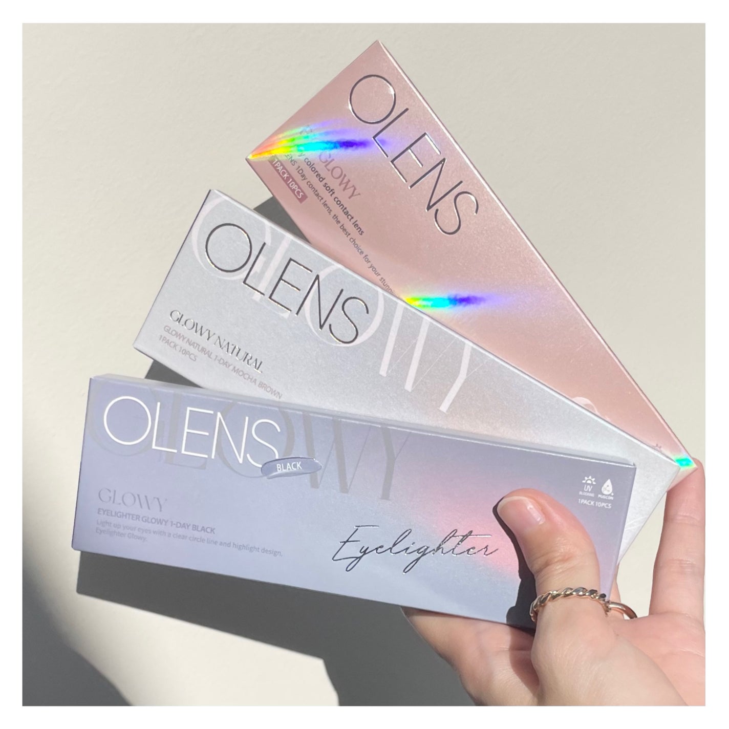 Glowy 1day/OLENS/ワンデー(1DAY)カラコンを使ったクチコミ(2枚目)