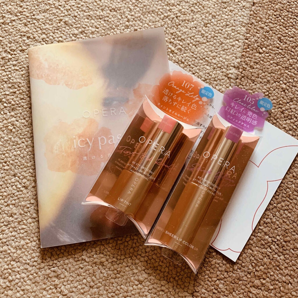 オペラ シアーリップカラー RN/OPERA/リップグロスを使ったクチコミ(1枚目)