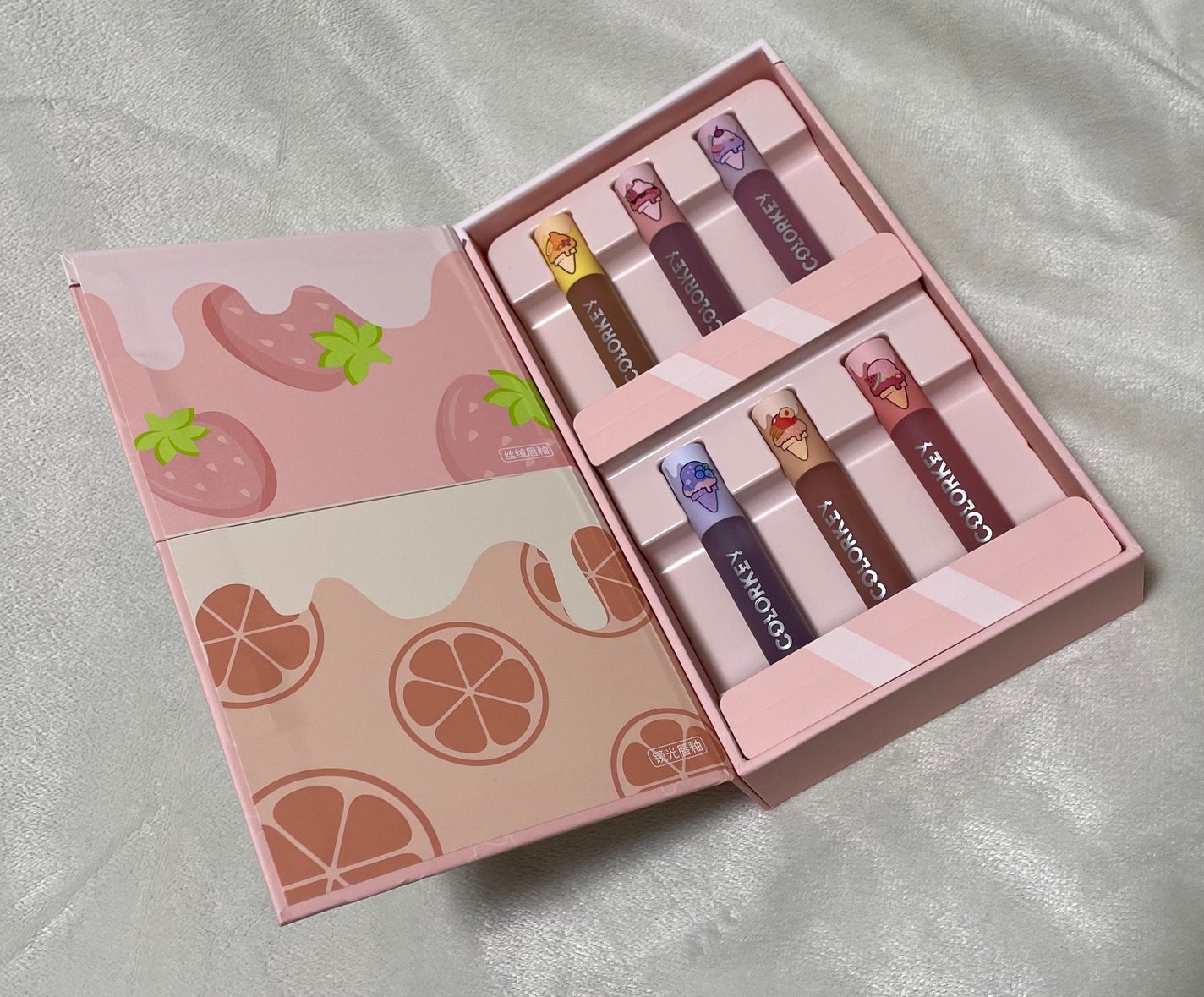 コールドスイーツ リップティント MINIリップボックス/COLORKEY/リップグロスを使ったクチコミ(3枚目)