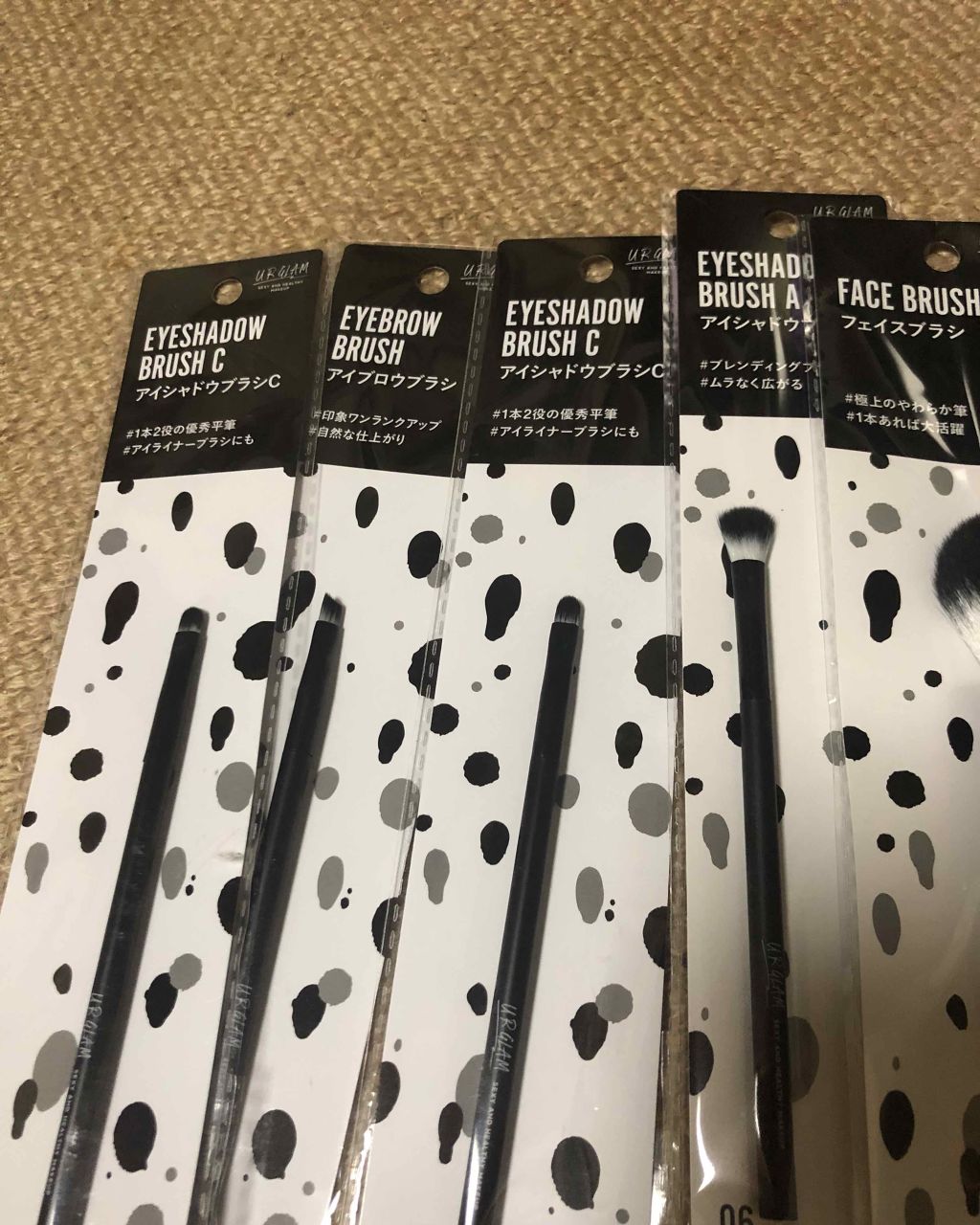 UR GLAM　FACE BRUSH/U R GLAM/メイクブラシを使ったクチコミ（1枚目）