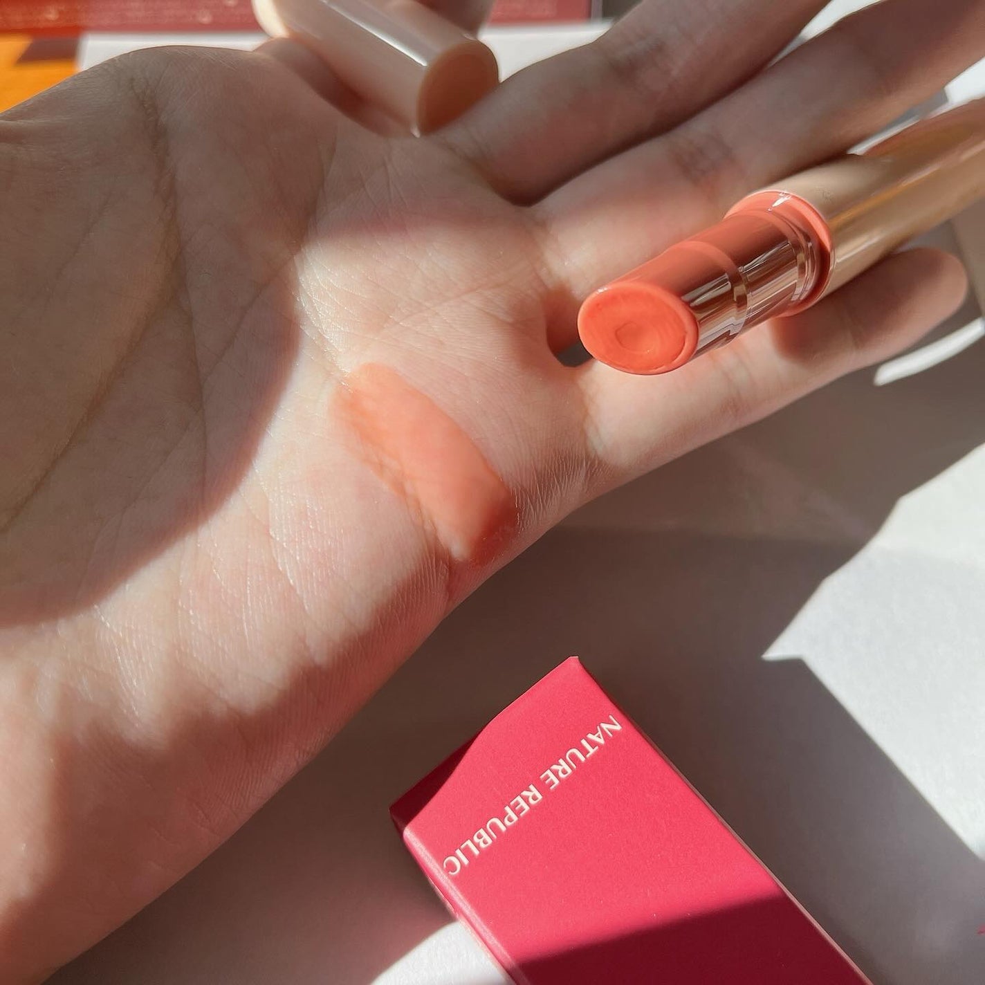 ハニーメルティングリップ/ネイチャーリパブリック/口紅を使ったクチコミ(2枚目)