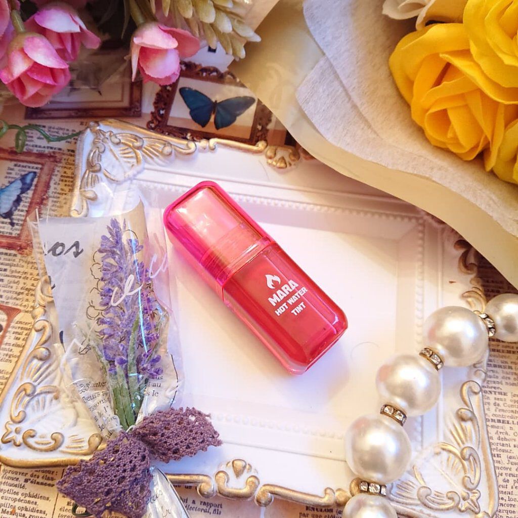 マーラーホットウォーターティント/BLACK ROUGE/リップティントを使ったクチコミ（3枚目）