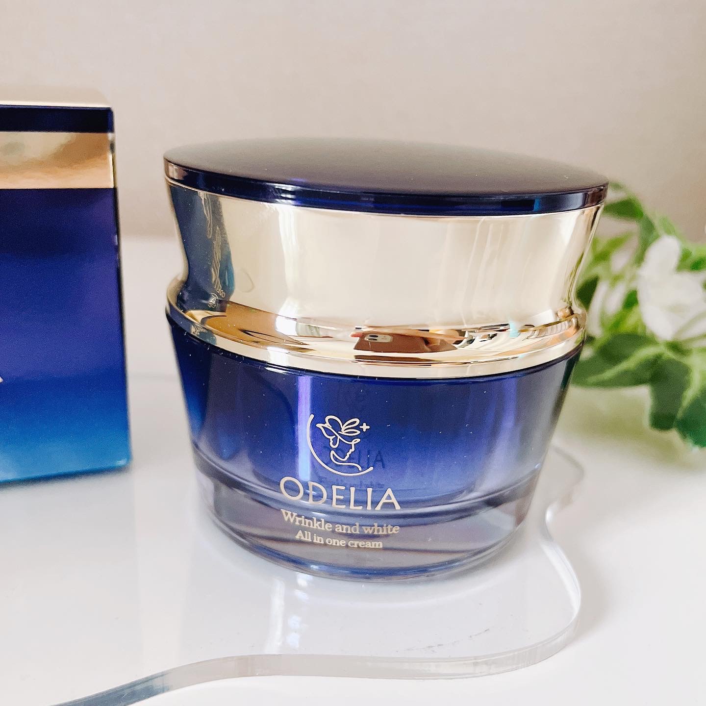 リンクル＆ホワイト オールインワンクリーム/ODELIA/オールインワン化粧品を使ったクチコミ（3枚目）