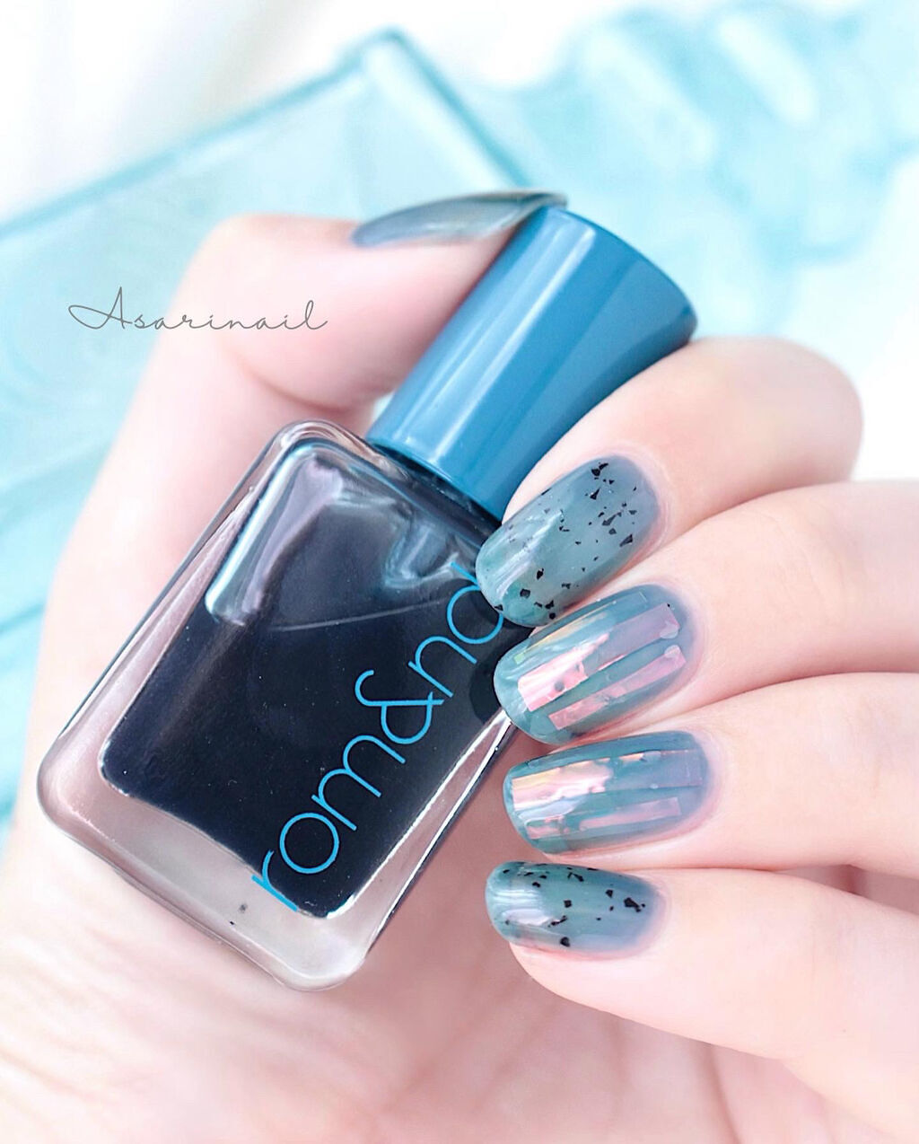 ムードペブルネイル/rom&nd/マニキュアを使ったクチコミ（1枚目）