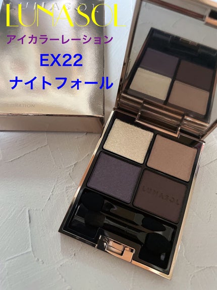 アイカラーレーション EX22 Nightfall(限定発売)/LUNASOL/アイシャドウパレットの画像