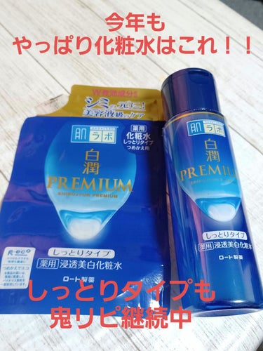 白潤プレミアム 薬用浸透美白化粧水(しっとりタイプ)/肌ラボ/化粧水を使ったクチコミ（1枚目）