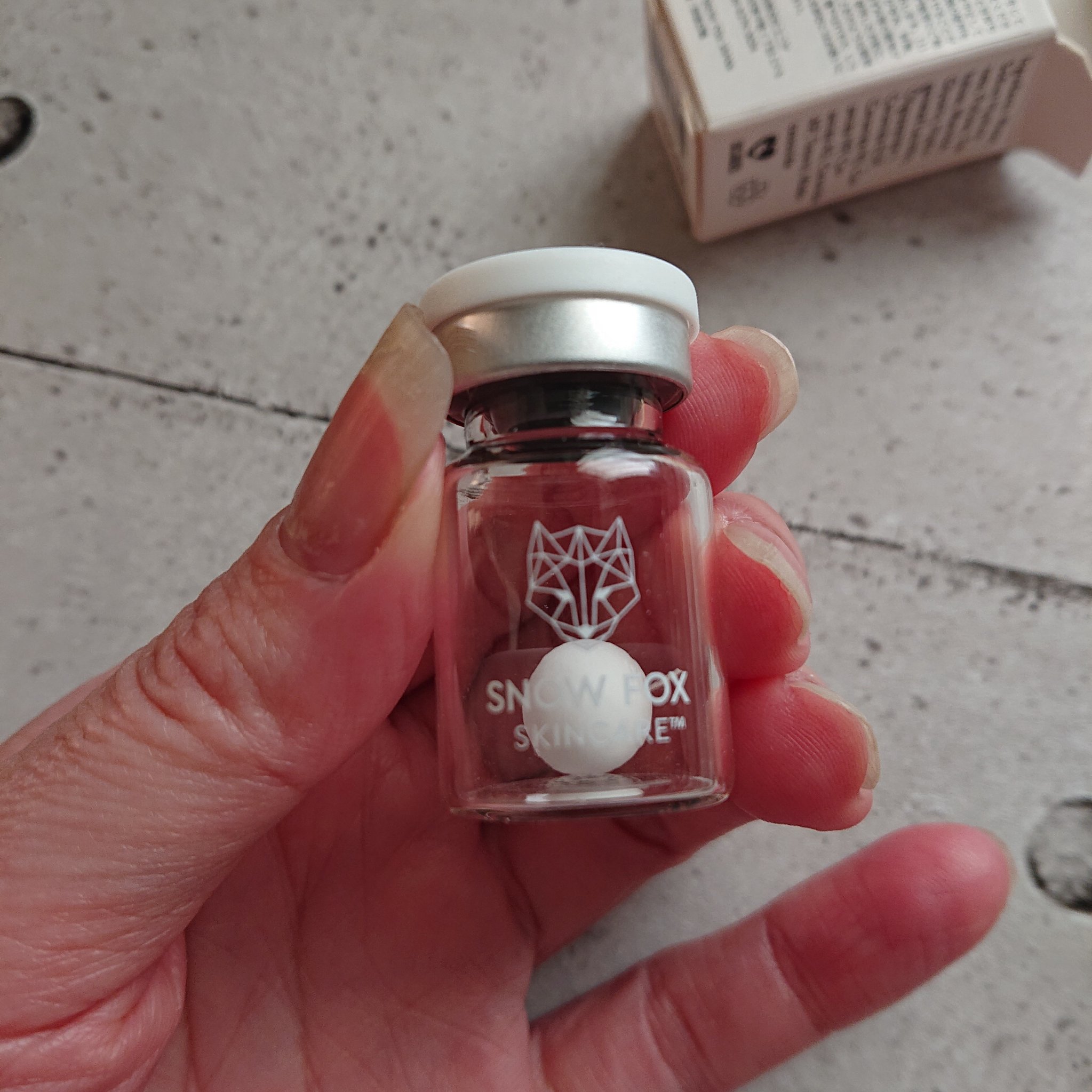 プレミアム ブースターボール/SNOW FOX SKINCARE/その他スキンケアグッズを使ったクチコミ（3枚目）