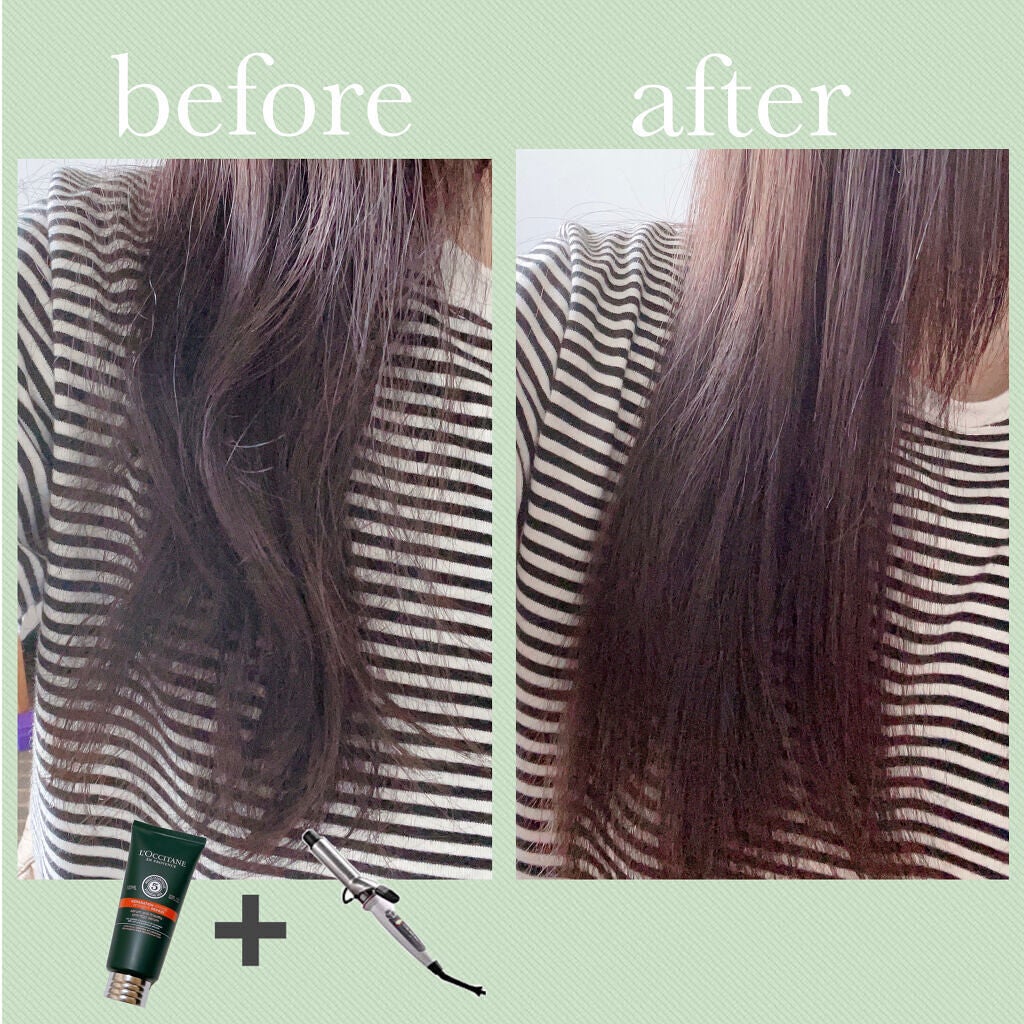 ファイブハーブス リペアリングヘアミルクセラム/L'OCCITANE/ヘアミルクを使ったクチコミ(2枚目)