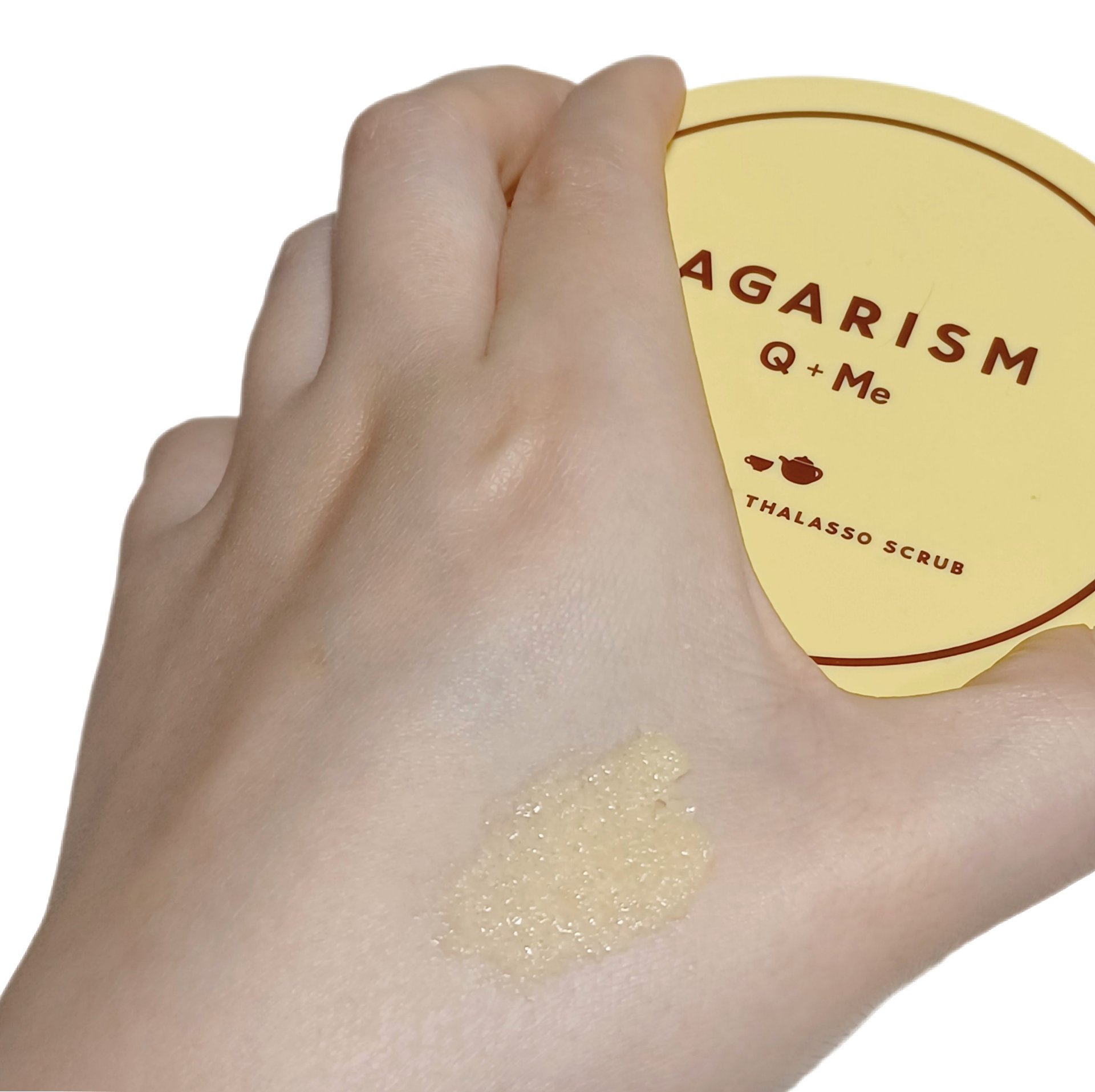 Q+Me スウィートボムタラソスクラブレモンティーの香り/AGARISM/バストケア・ヒップケアを使ったクチコミ（3枚目）