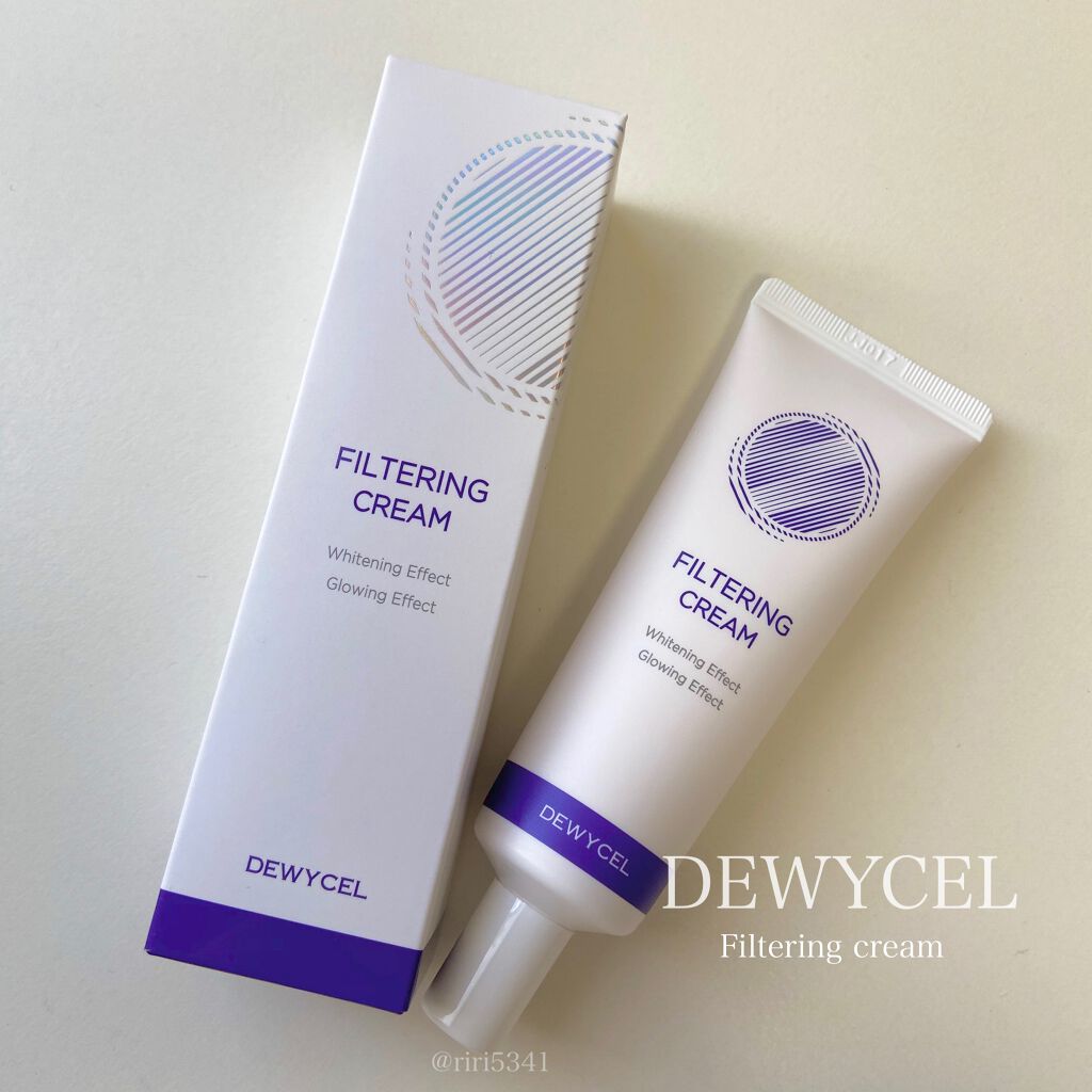 フィルタリングクリーム/DEWYCEL/日焼け止めクリームを使ったクチコミ（1枚目）