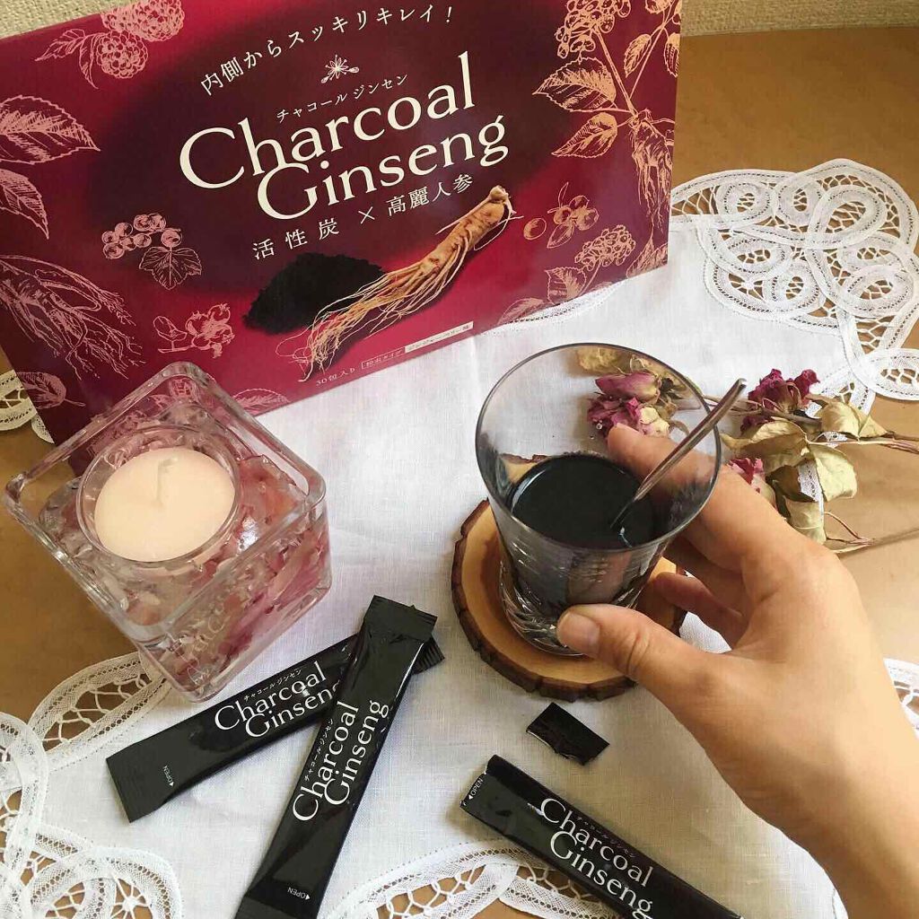 Rie_beauty on LIPS 「\カラダの中からゴッソリクレンズ!/チャコールジンセン...」(1枚目)