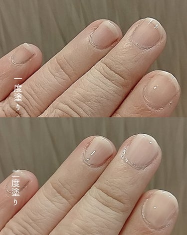 ネイルホリック ネイルホリックのクチコミ「\ 透け透けミルク /
▶KOSE　NAIL HOLIC PK831

透け感のある優しい印象.....」（3枚目）