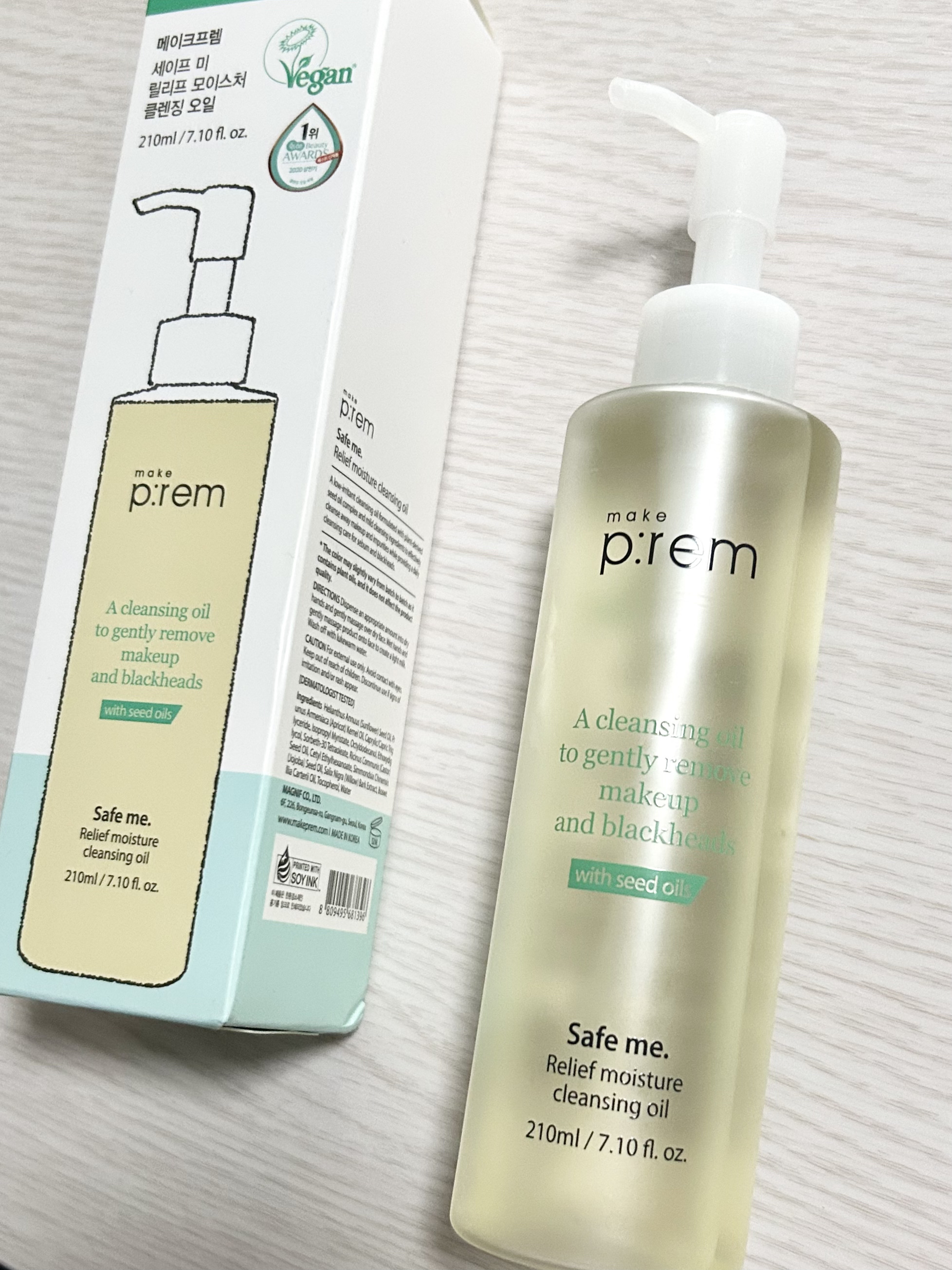 make prem セーフミー リリーフモイスチャー クレンジングオイルのクチコミ「私的、毛穴ケア部門ベスコス🎖️

make prem
セーフミー リリーフモイスチャー
クレン.....」（3枚目）