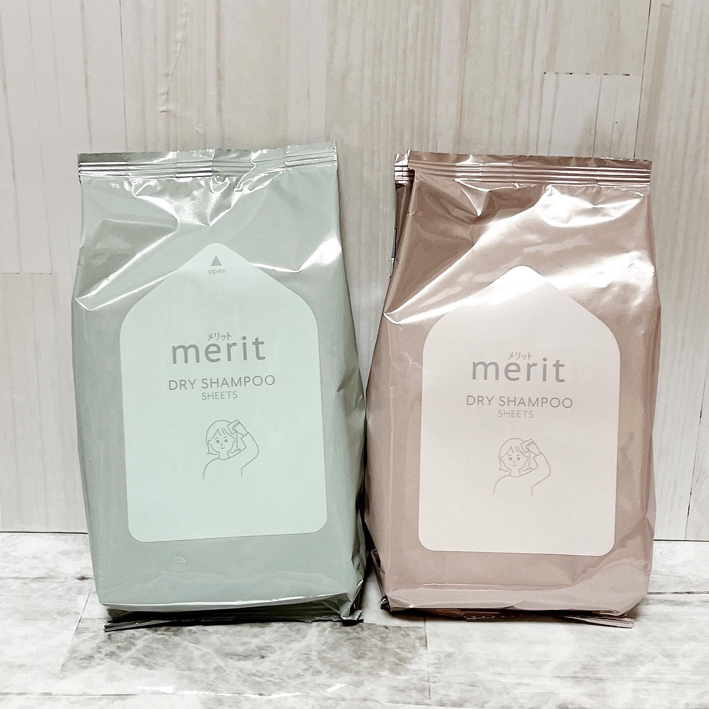 メリット ドライシャンプーシート すっきり爽快タイプ/メリット/ドライシャンプーを使ったクチコミ（3枚目）