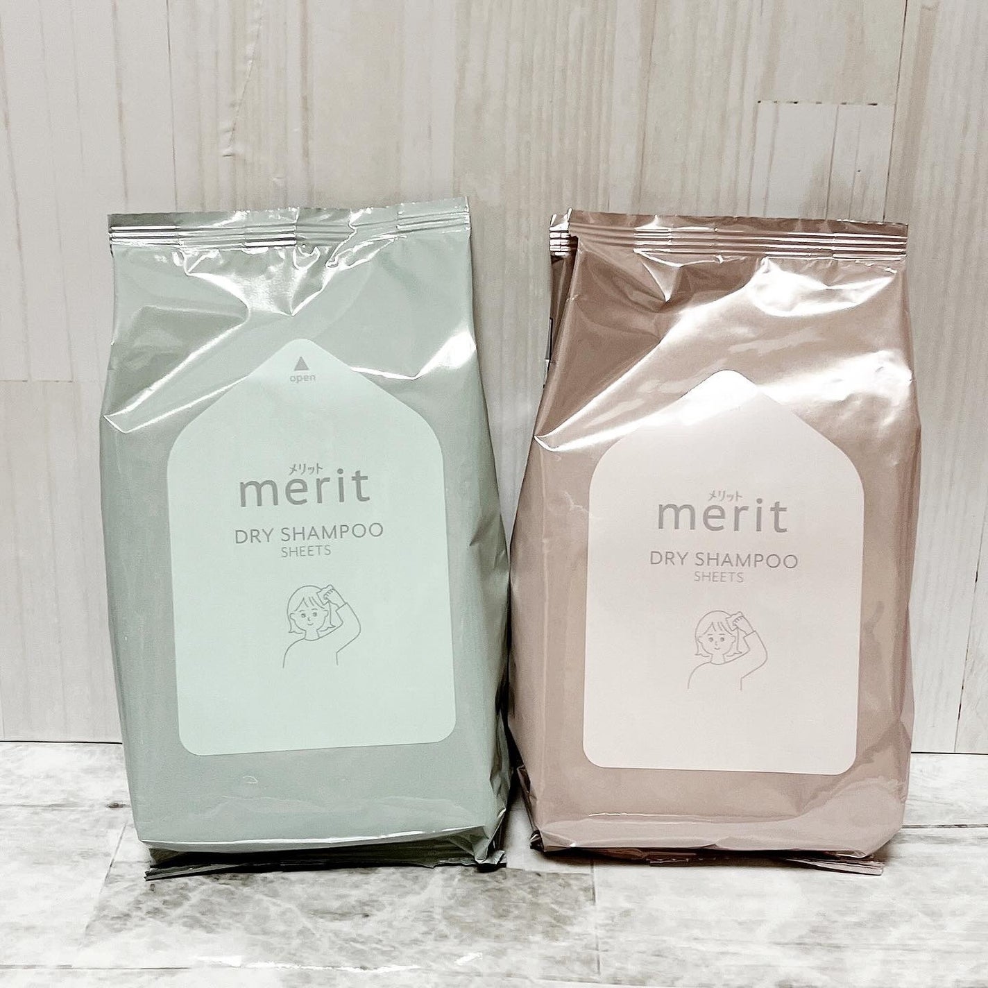 メリット ドライシャンプーシート すっきり爽快タイプ/メリット/ドライシャンプーを使ったクチコミ(3枚目)