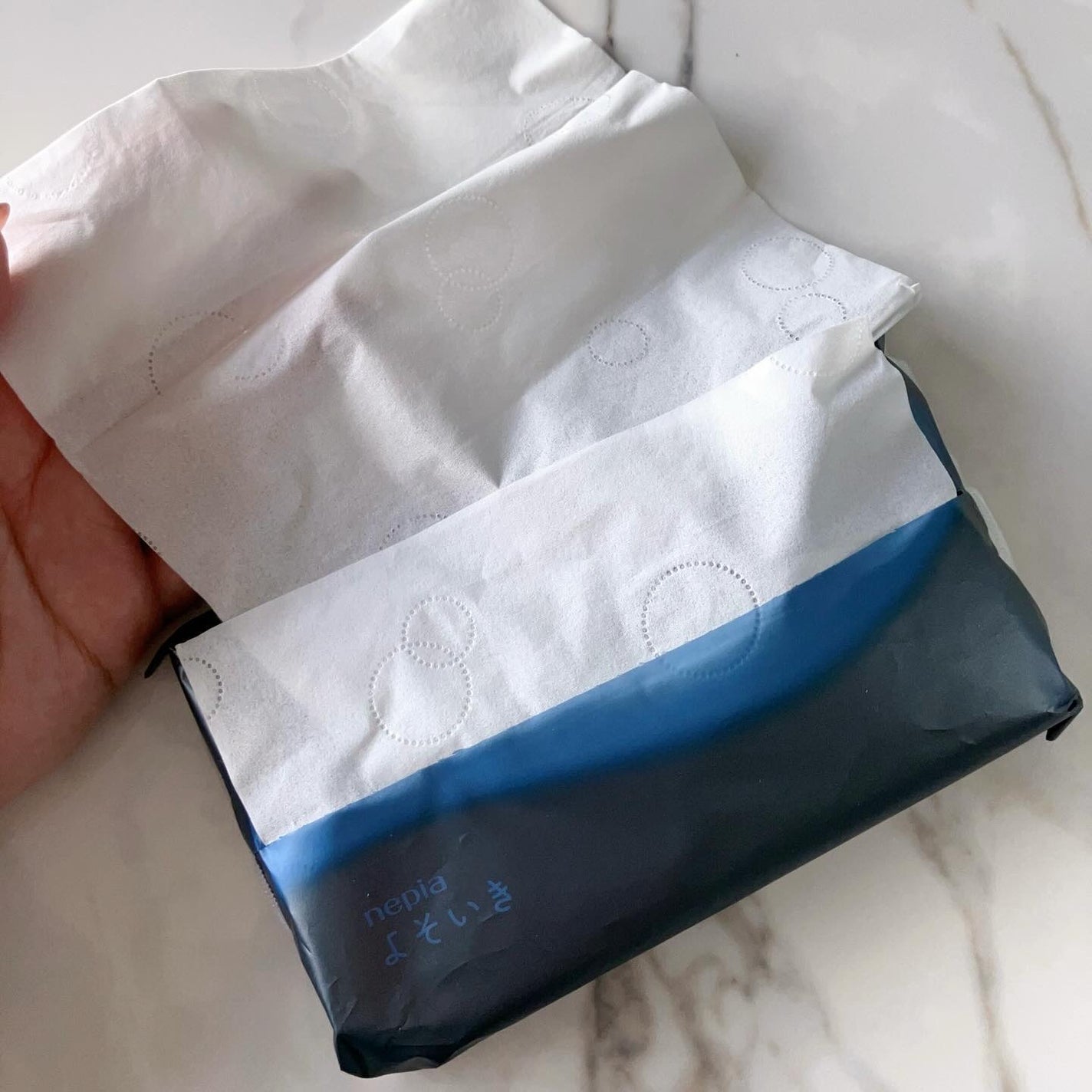 ネピア よそいき保湿ソフトパックティシュポケットイン/ネピア/その他スキンケアを使ったクチコミ(3枚目)