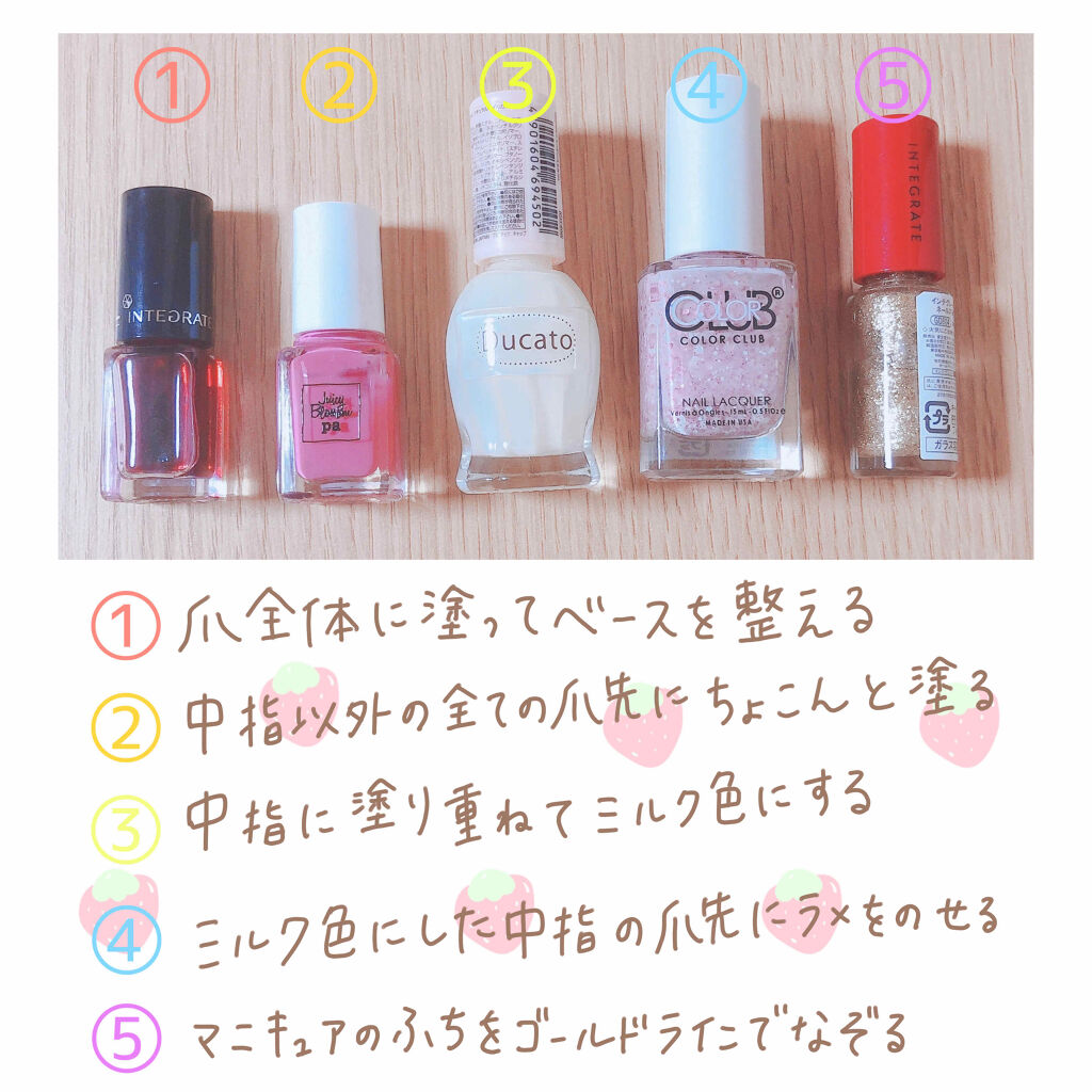 しずくネイルシール/キャンドゥ/ネイルシールを使ったクチコミ（2枚目）