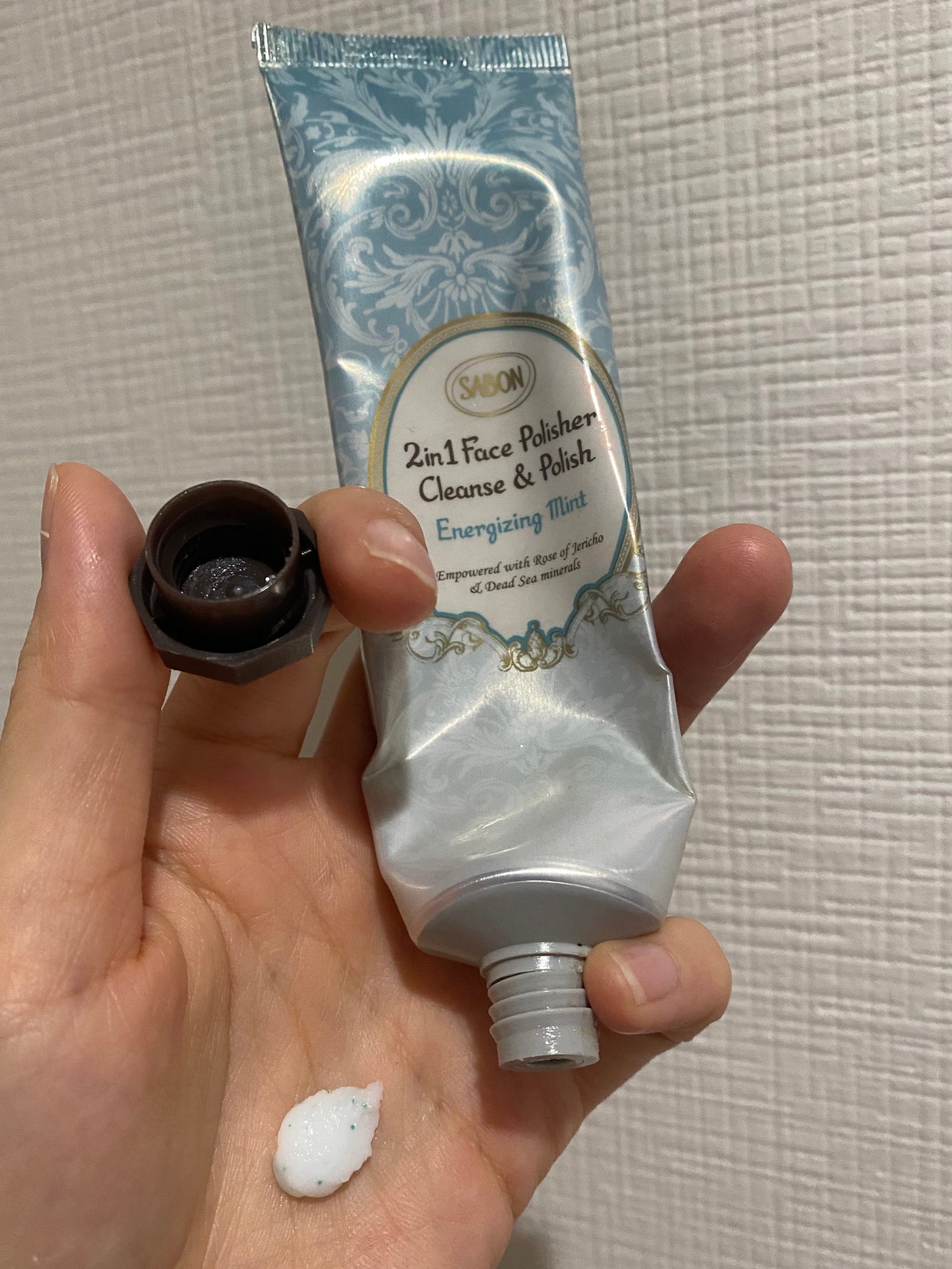 フェイスポリッシャー リフレッシング(ミント)/SABON/スクラブ・ゴマージュを使ったクチコミ(3枚目)