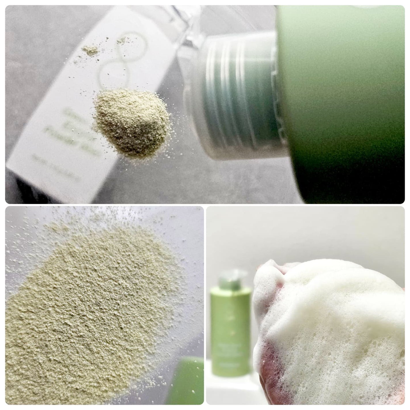 グリーンティー&エンザイムパウダーウォッシュ/By Wishtrend/洗顔パウダーを使ったクチコミ(3枚目)