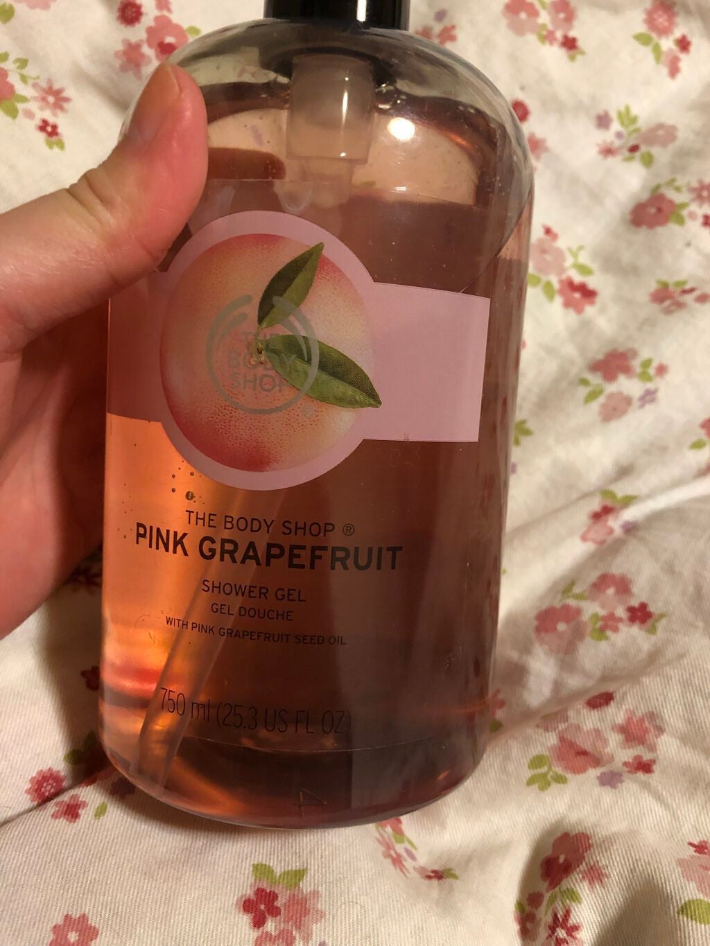 シャワージェル ピンクグレープフルーツ /THE BODY SHOP/ボディソープを使ったクチコミ(2枚目)