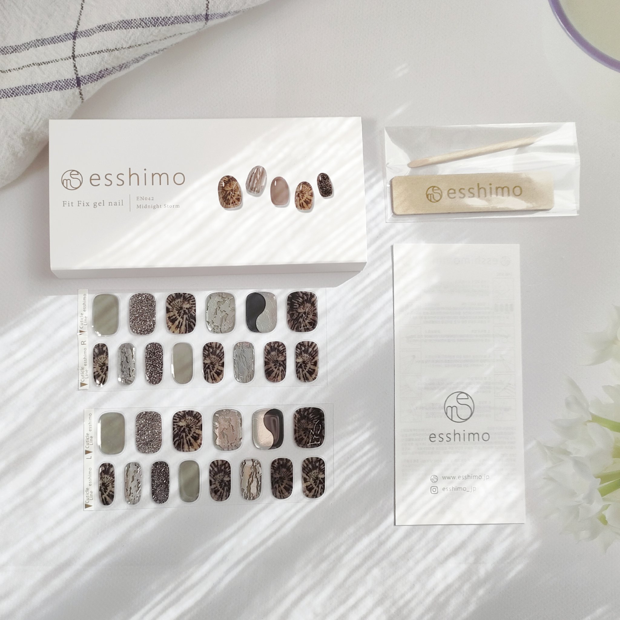 フィットフィックスジェルネイル/esshimo/ネイルシールを使ったクチコミ（2枚目）
