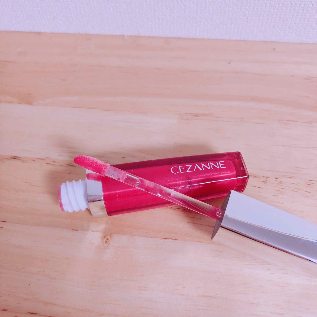 ジェルグロスリップ/CEZANNE/リップグロスを使ったクチコミ（2枚目）