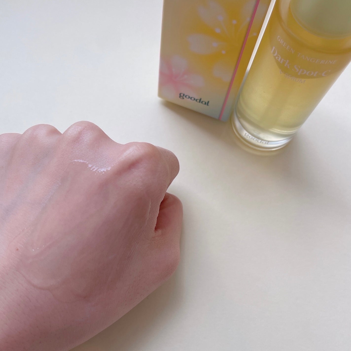 グリーンタンジェリン ビタC ダークスポットケアセラム/goodal/美容液を使ったクチコミ(3枚目)