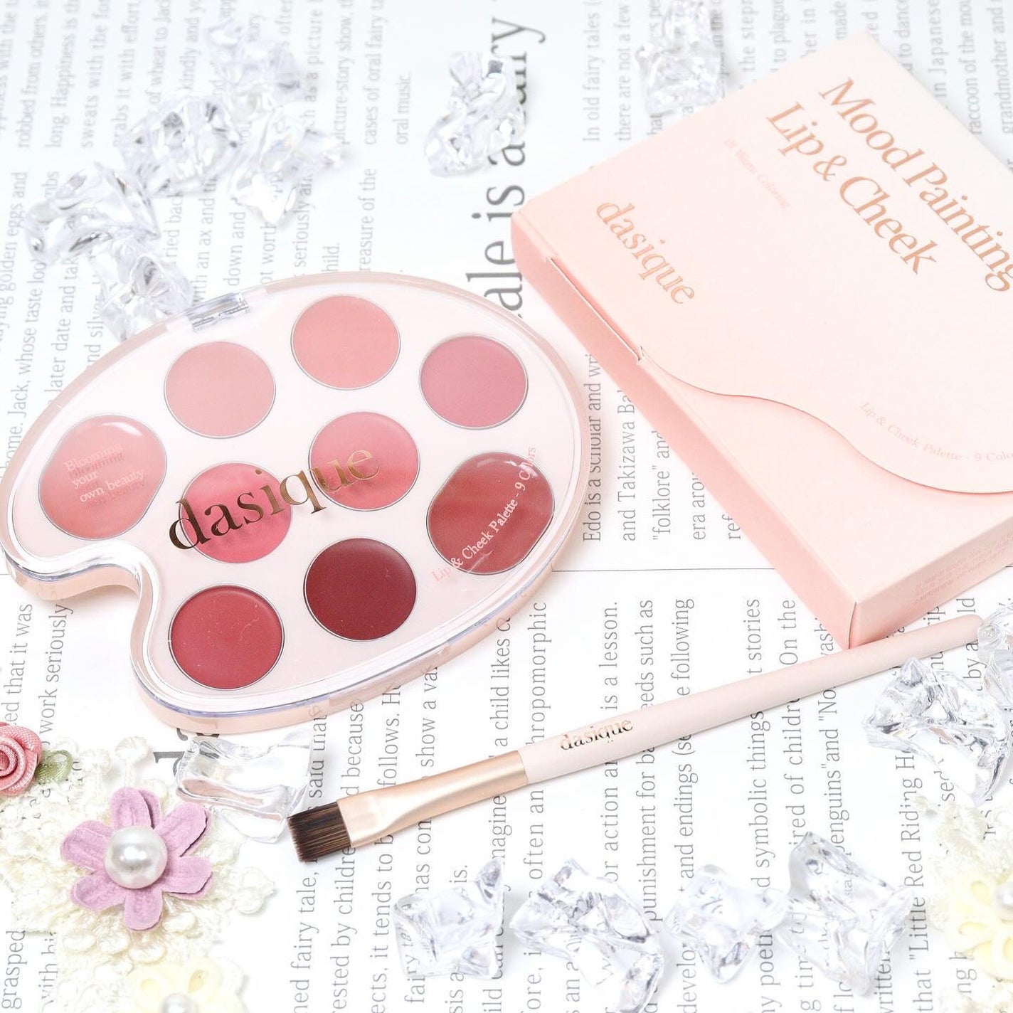 ムードペインティングリップアンドチークパレット/dasique/マルチパレットを使ったクチコミ(1枚目)