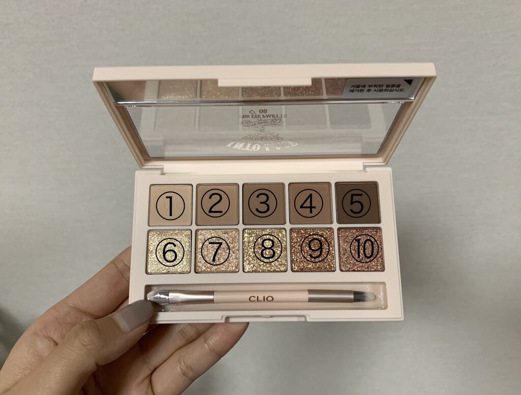 プロ アイ パレット/CLIO/アイシャドウパレットを使ったクチコミ（2枚目）