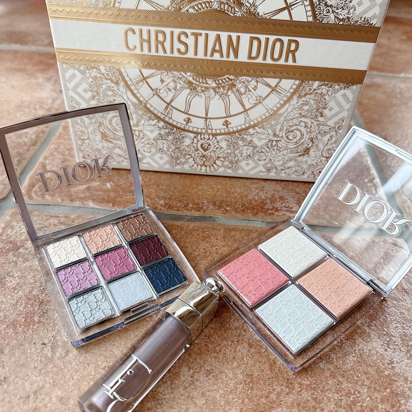 ディオール バックステージ フェイス グロウ パレット/Dior/ハイライトを使ったクチコミ（2枚目）