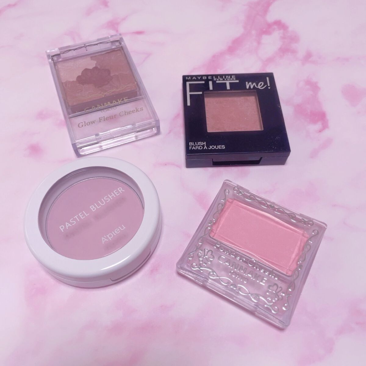 グロウフルールチークス/キャンメイク/パウダーチークを使ったクチコミ(2枚目)