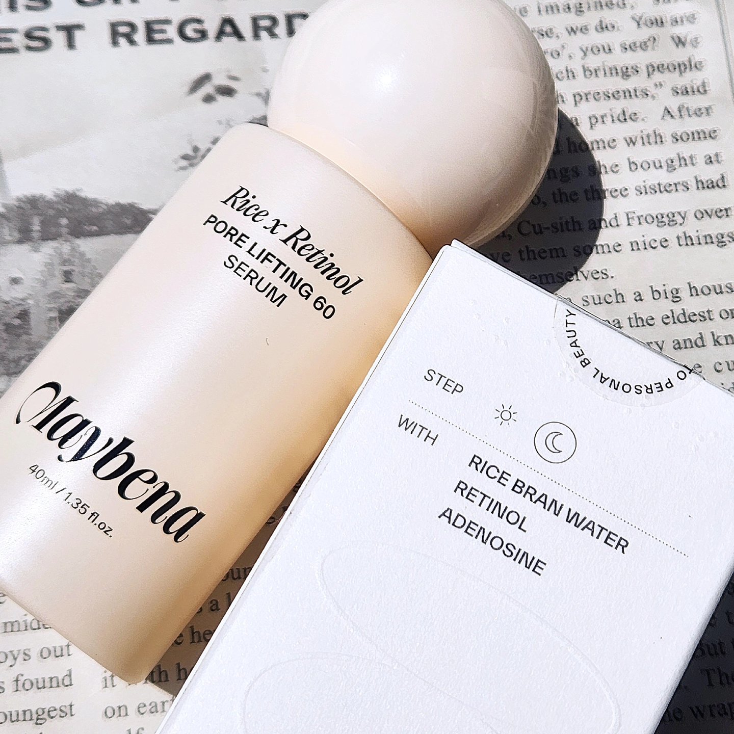 ライスX グルタチオン メラケアー60 ウォーターインセラム/MAYBENA/美容液を使ったクチコミ（3枚目）