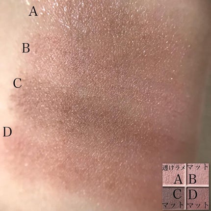シルキースフレアイズ(マットタイプ)/キャンメイク/アイシャドウパレットを使ったクチコミ(3枚目)