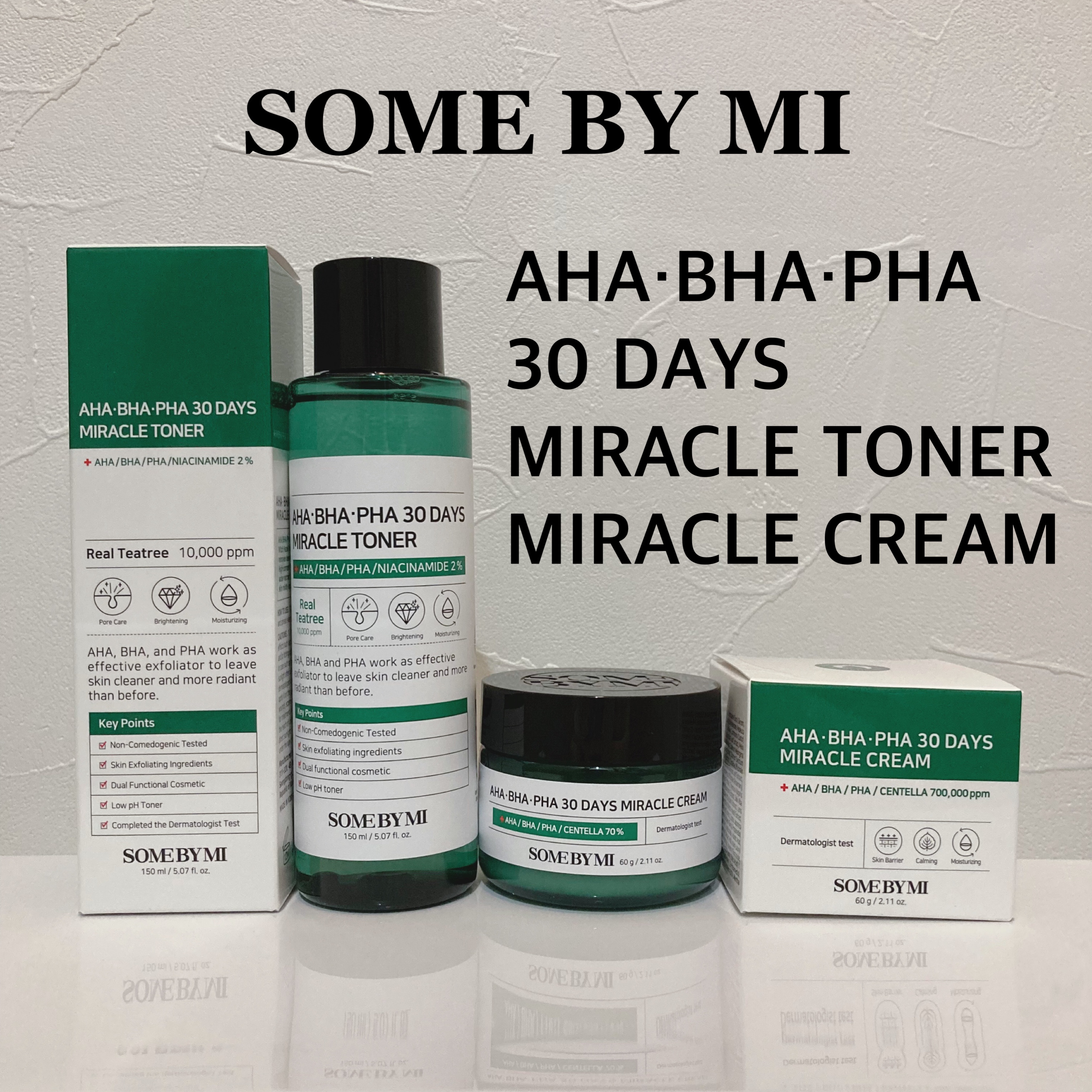 AHA·BHA·PHA 30デイズミラクルクリーム/SOME BY MI/フェイスクリームを使ったクチコミ（1枚目）