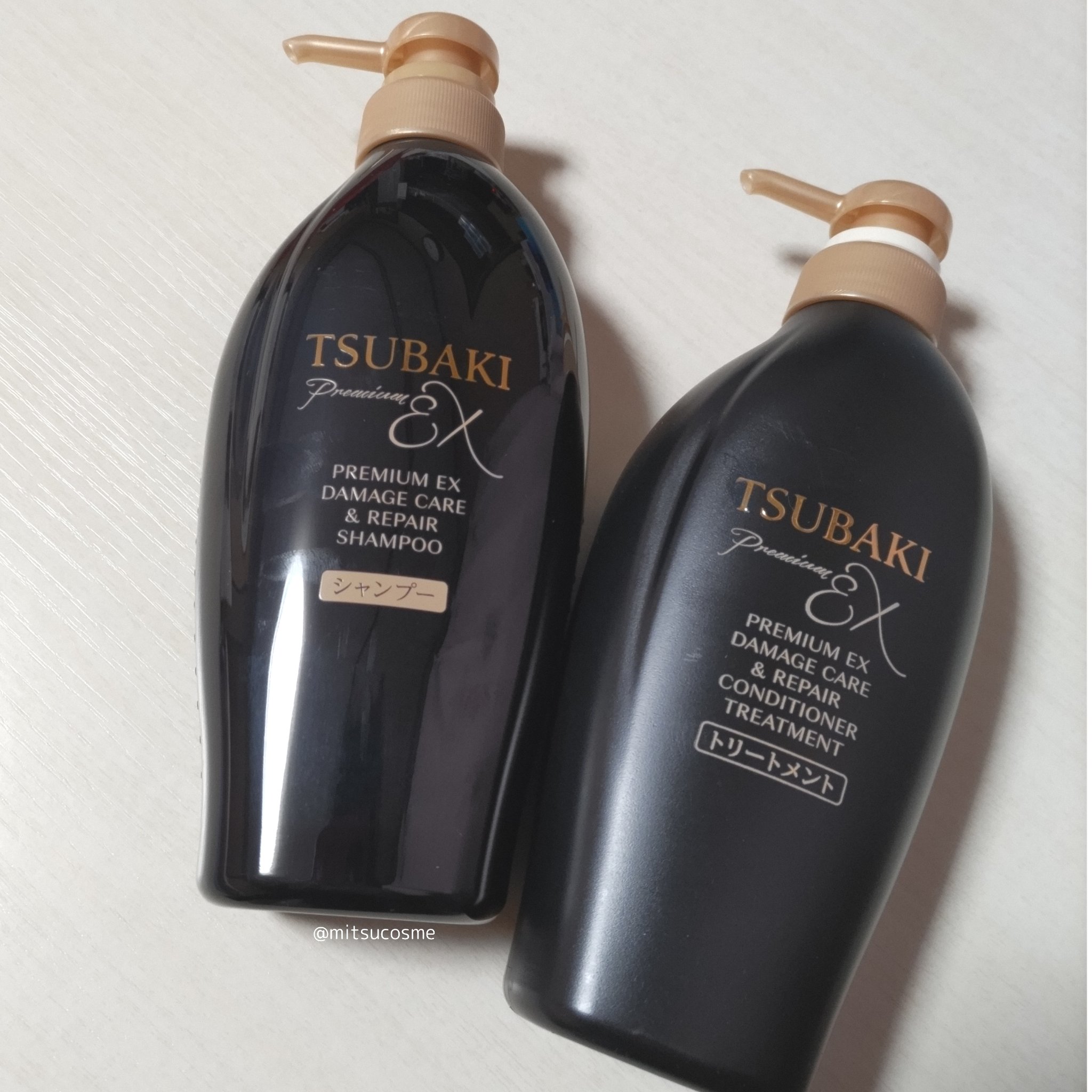 TSUBAKI プレミアムEX ダメージケア＆リペア シャンプー/コンディショナートリートメント/TSUBAKI/シャンプー・コンディショナーを使ったクチコミ（2枚目）