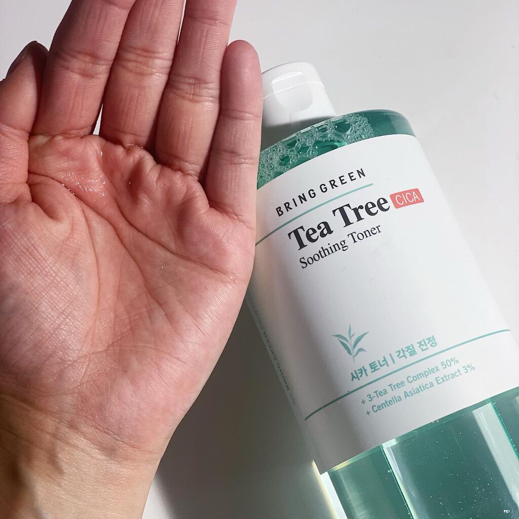 ティーツリーシカスージングトナー/BRING GREEN/化粧水を使ったクチコミ(2枚目)