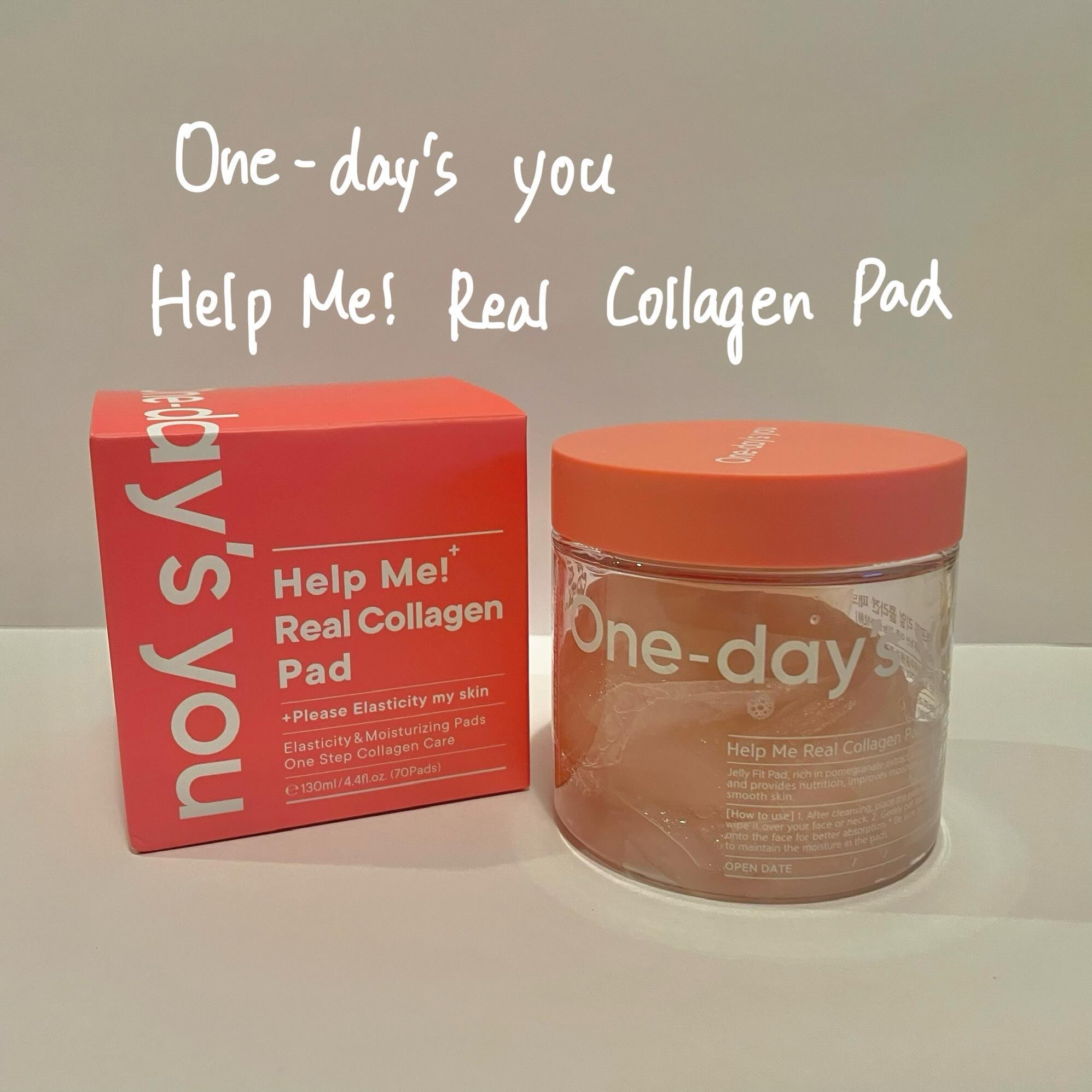 ヘルプミー! リアルコラーゲンパッド/One-day's you/トナーパッドを使ったクチコミ（1枚目）