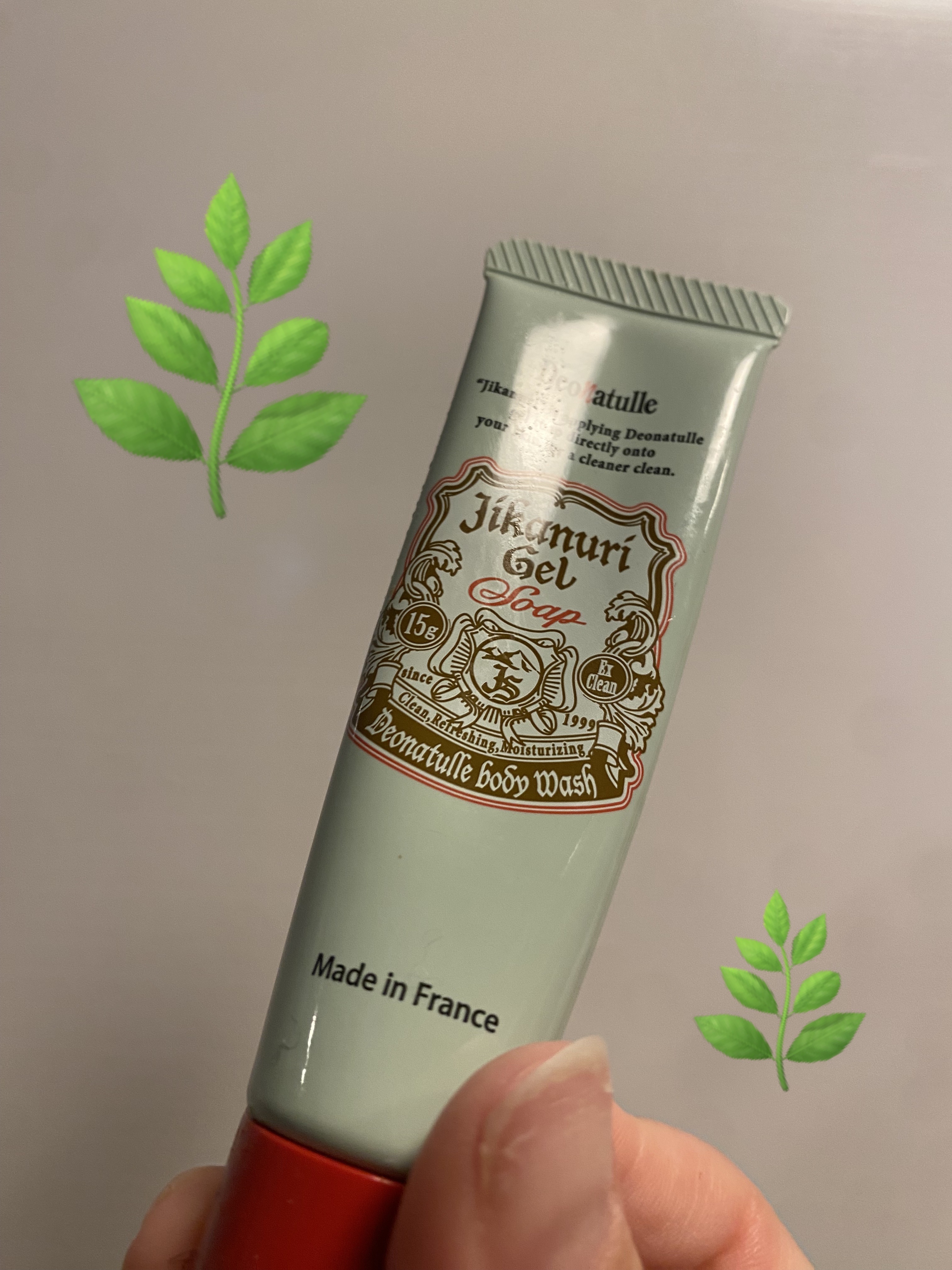 直ヌリジェル石けん/デオナチュレ/ボディソープを使ったクチコミ（1枚目）