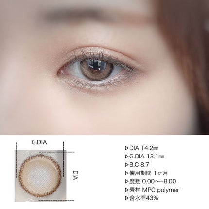 ディアサム(DearSome)/OLOLA/カラーコンタクトレンズを使ったクチコミ(6枚目)