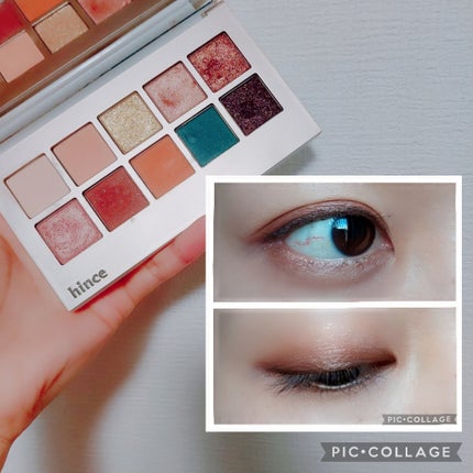 ニューデップスアイシャドウパレット/hince/アイシャドウパレットを使ったクチコミ(1枚目)