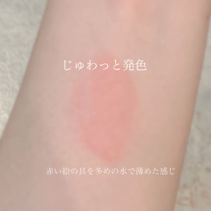 チーク ティント <ウォータリーチーク>/ADDICTION/リキッドチークを使ったクチコミ(3枚目)