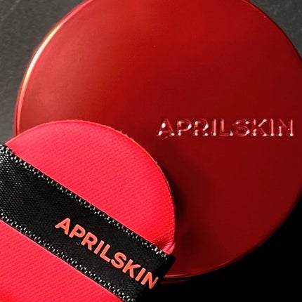 ハイパーカバーフィットクッション red/APRILSKIN/クッションファンデーションを使ったクチコミ(1枚目)