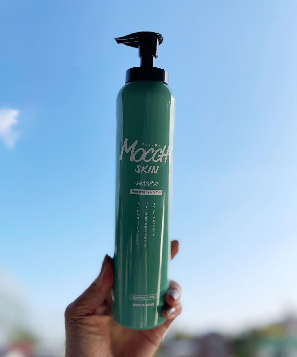 吸着スパークリングシャンプー /MoccHi SKIN/市販シャンプーを使ったクチコミ(1枚目)